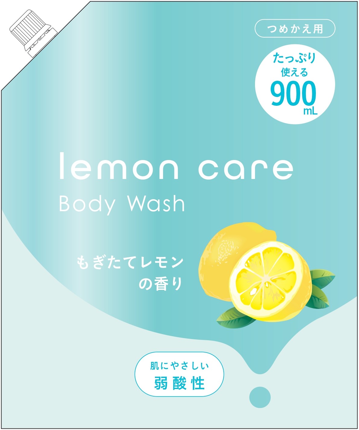 詰替用　lemoncareボディウォッシュ900ml