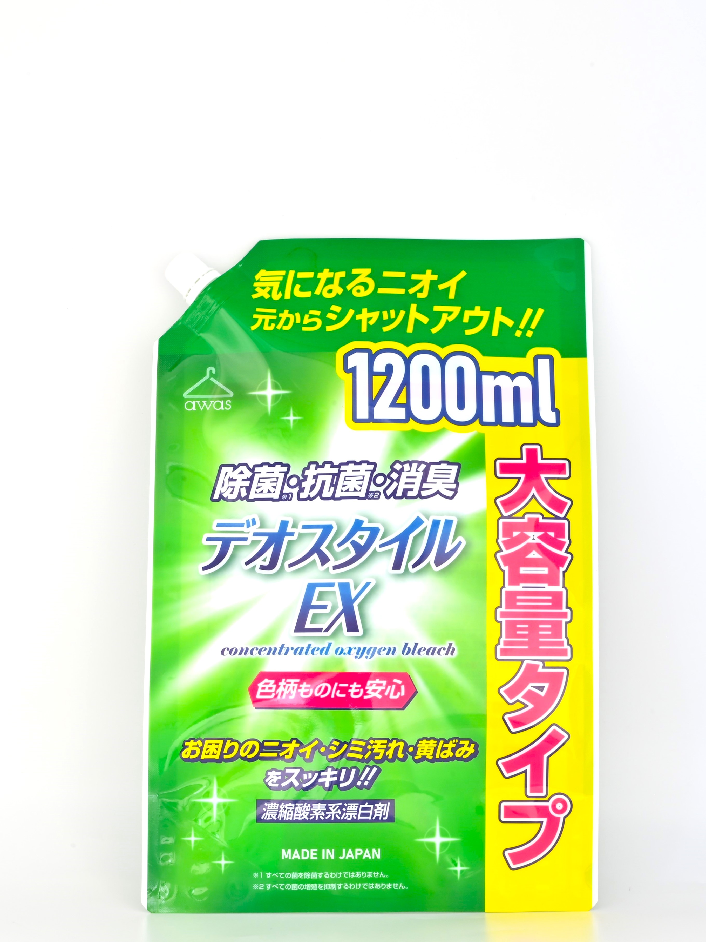 詰替NB濃縮酸素系漂白剤デオスタイルEX1200ml