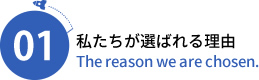 私たちが選ばれる理由01